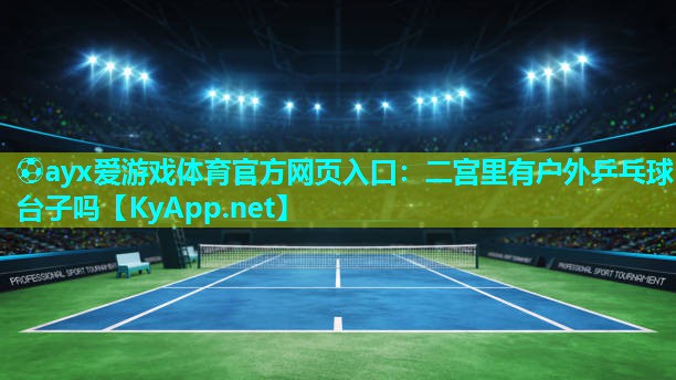 ⚽ayx爱游戏体育官方网页入口：二宫里有户外乒乓球台子吗